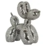 - Dog deco object spiegel zwart (Black)