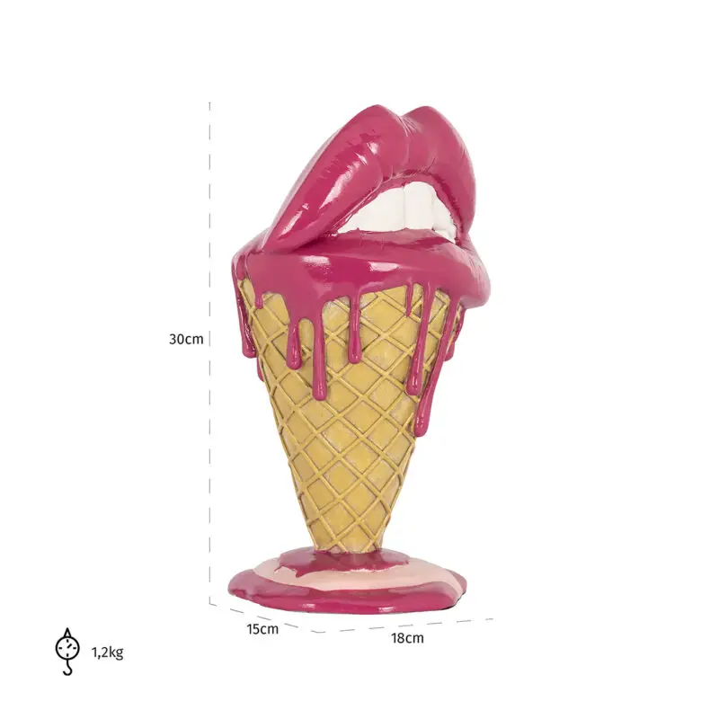 - Decoratieobject Ice lips (Pink)