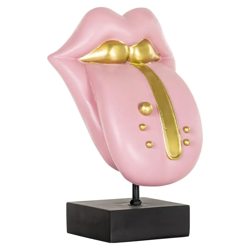 - Deco object Tongue roze (Pink)