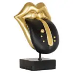 - Deco object Tongue (Black/gold)