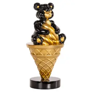 - Deco object Harly (Black/gold)