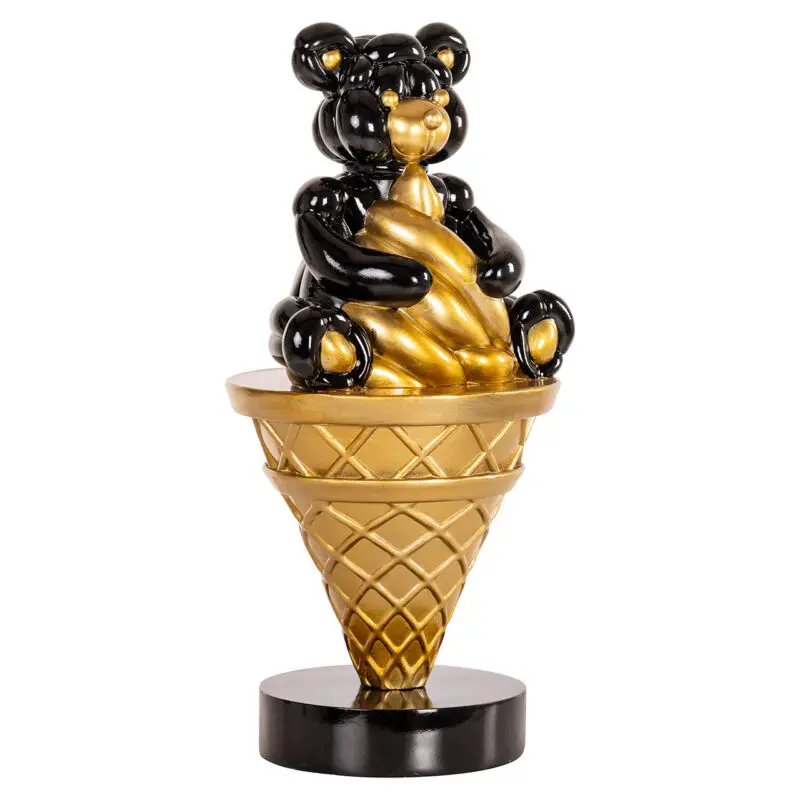- Deco object Harly (Black/gold)
