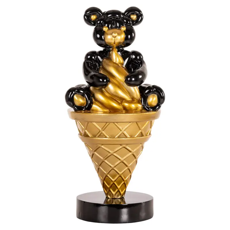 - Deco object Harly (Black/gold)