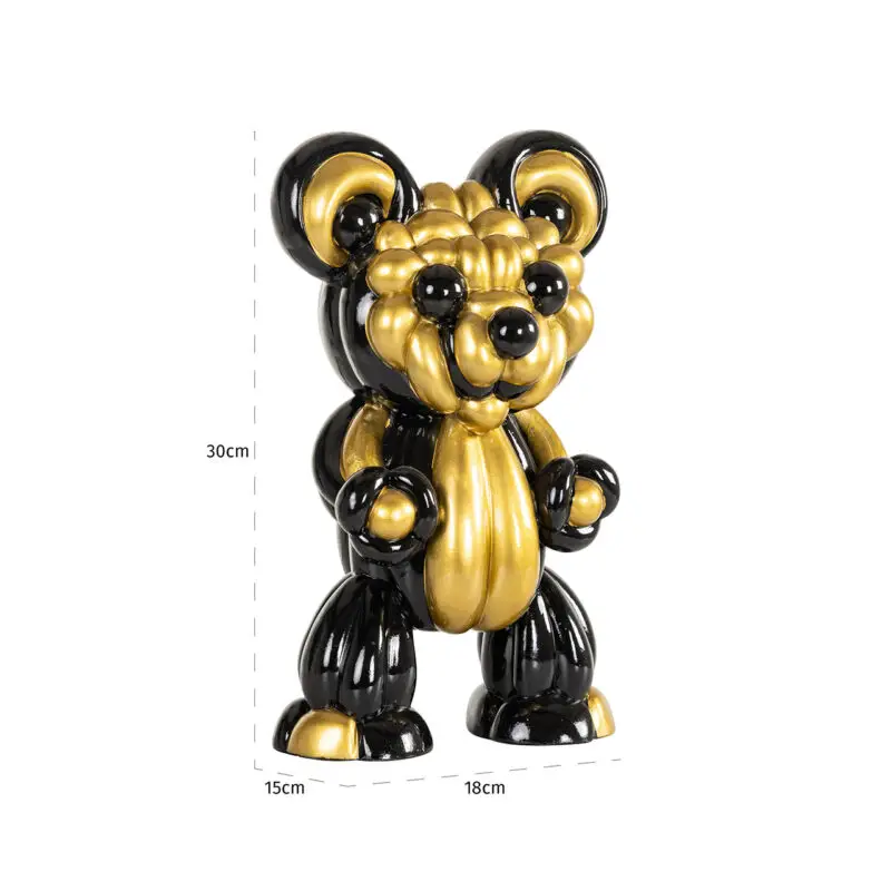 - Deco object Silly (Black/gold)