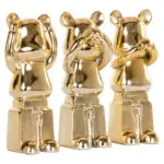 - Deco object Berna set van 3 (Gold)