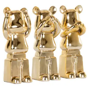 - Deco object Berna set van 3 (Gold)