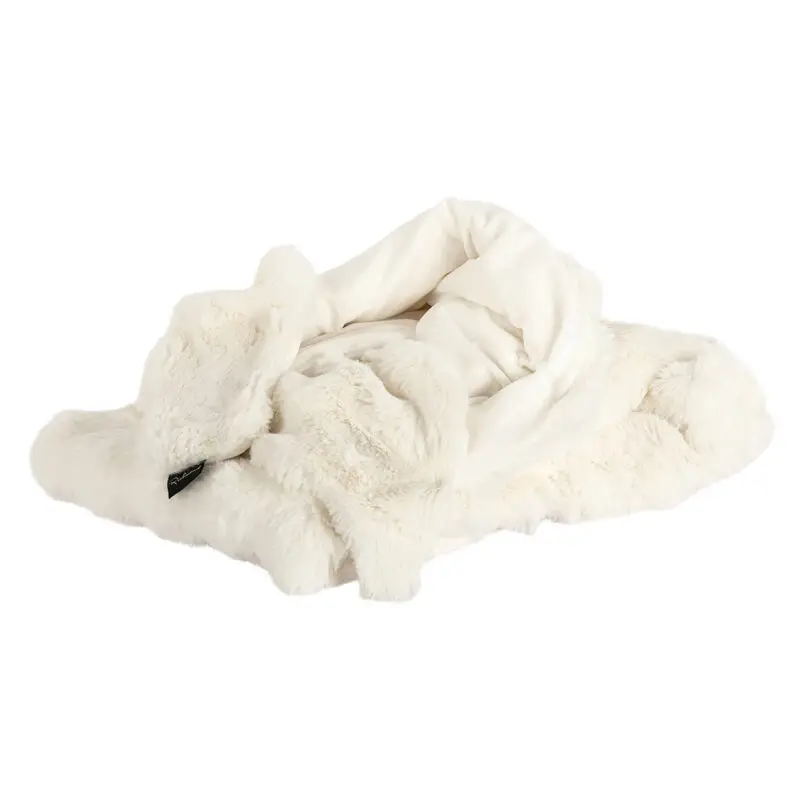 - Furry Blanket Nassim (White)