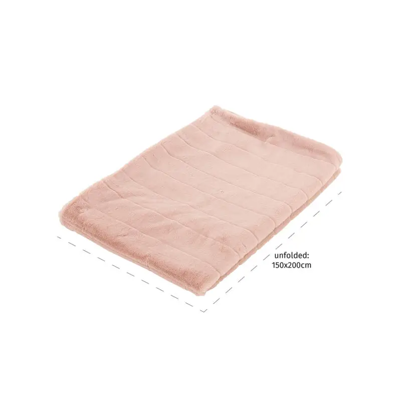 - Furry blanket Carry (Pink)