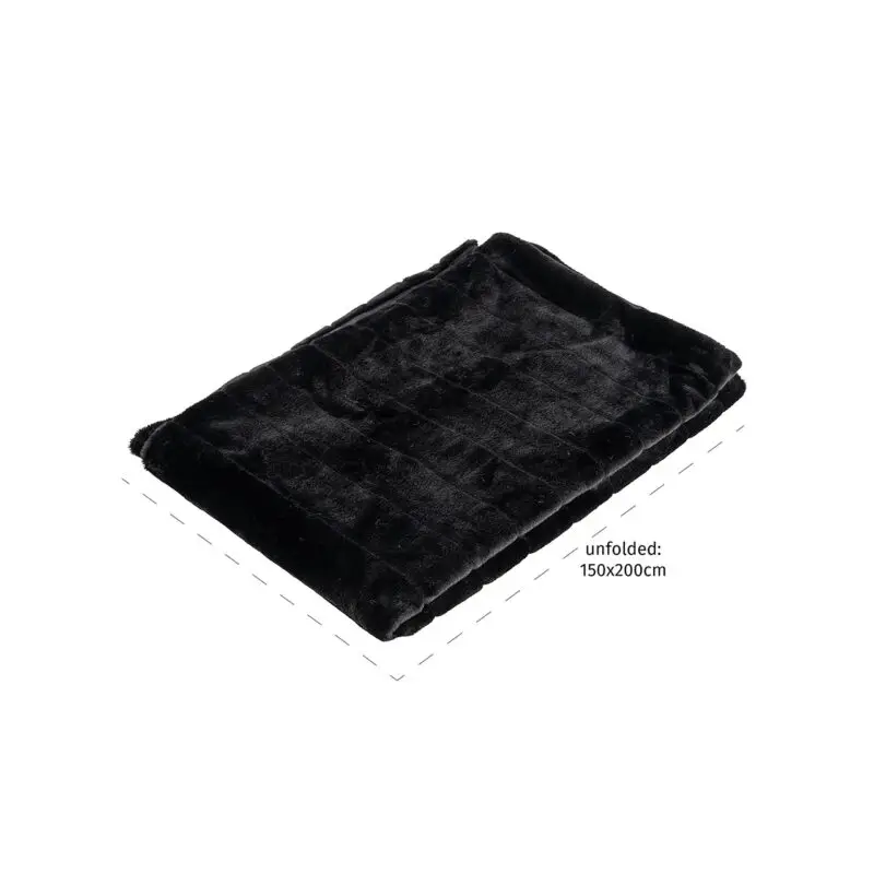 - Furry blanket Katie (Black)