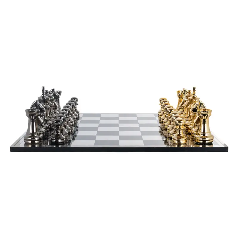 - Schaakbord Saray (Black/gold)