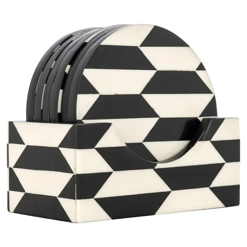 - Onderzetters Jula (Black/white)