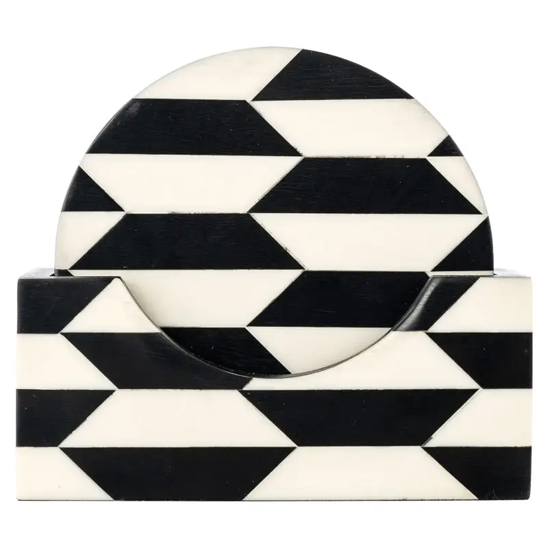 - Onderzetters Jula (Black/white)