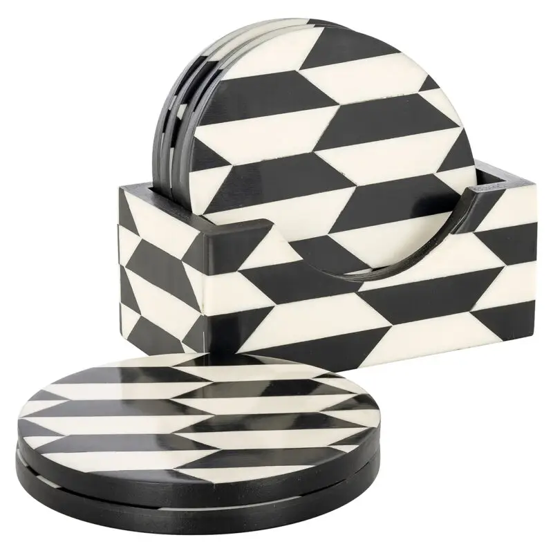 - Onderzetters Jula (Black/white)