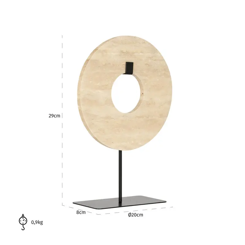 - Decoratieve standaard Manou klein (Beige)