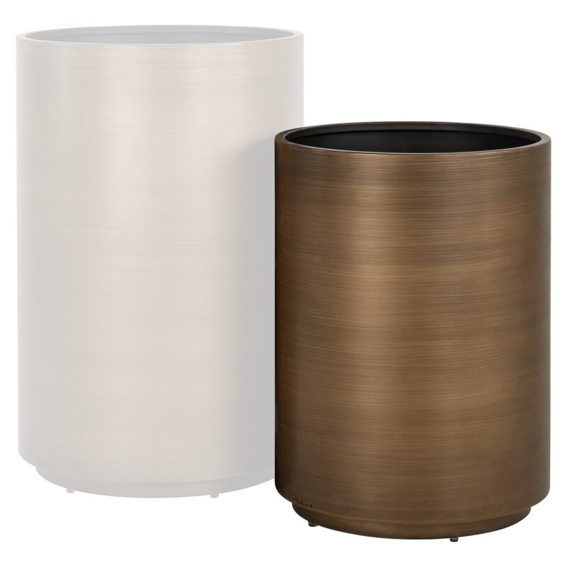 - Plantenbak Dira 45Ø (Brushed Gold)