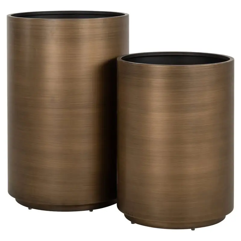 - Plantenbak Dira 50Ø (Brushed Gold)