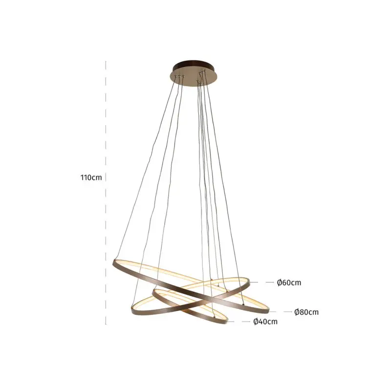 - Hanglamp Amira goud (Gold)