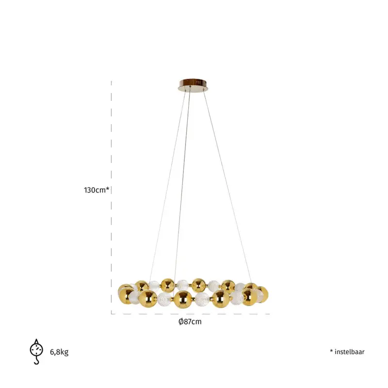 - Hanglamp Chanda (Gold)