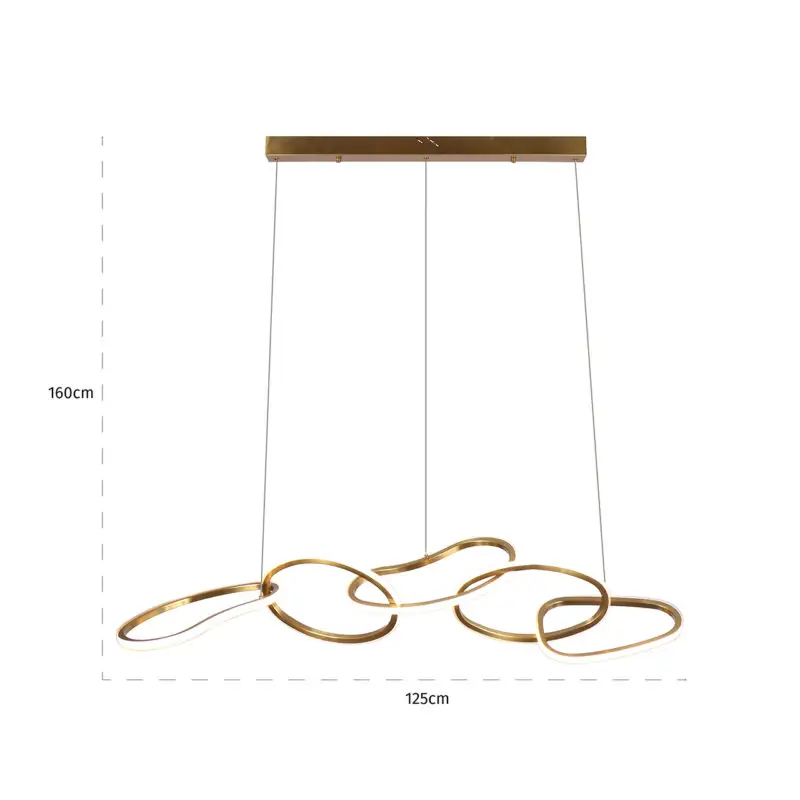 - Hanglamp Flyn (Brushed Gold)