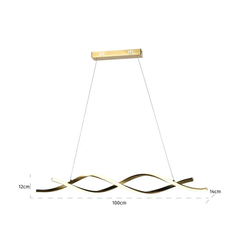 - Hanglamp Lorine (Brushed Gold)