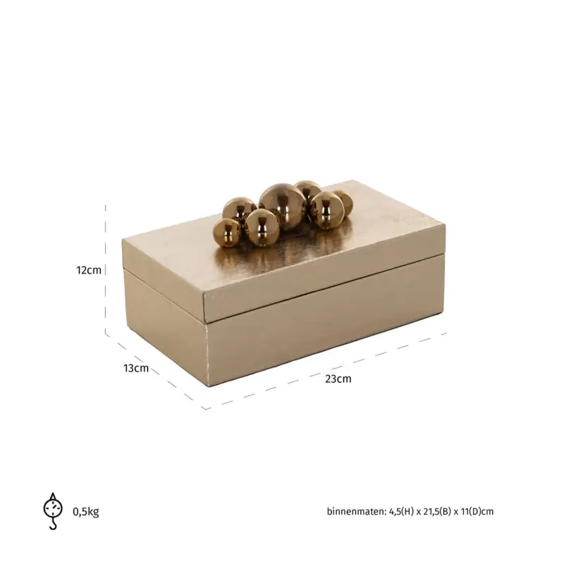 - Opberg box Norah (Gold)