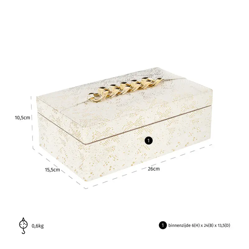 - Opbergbox Noell wit (White)