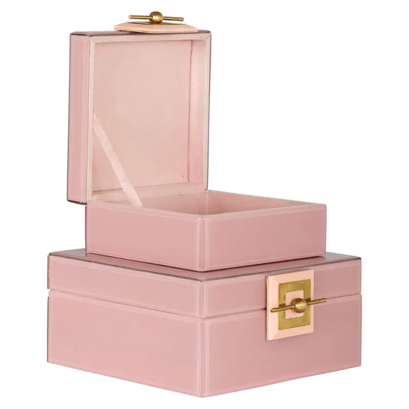 - Juwelen box Bodine roze groot (Pink)