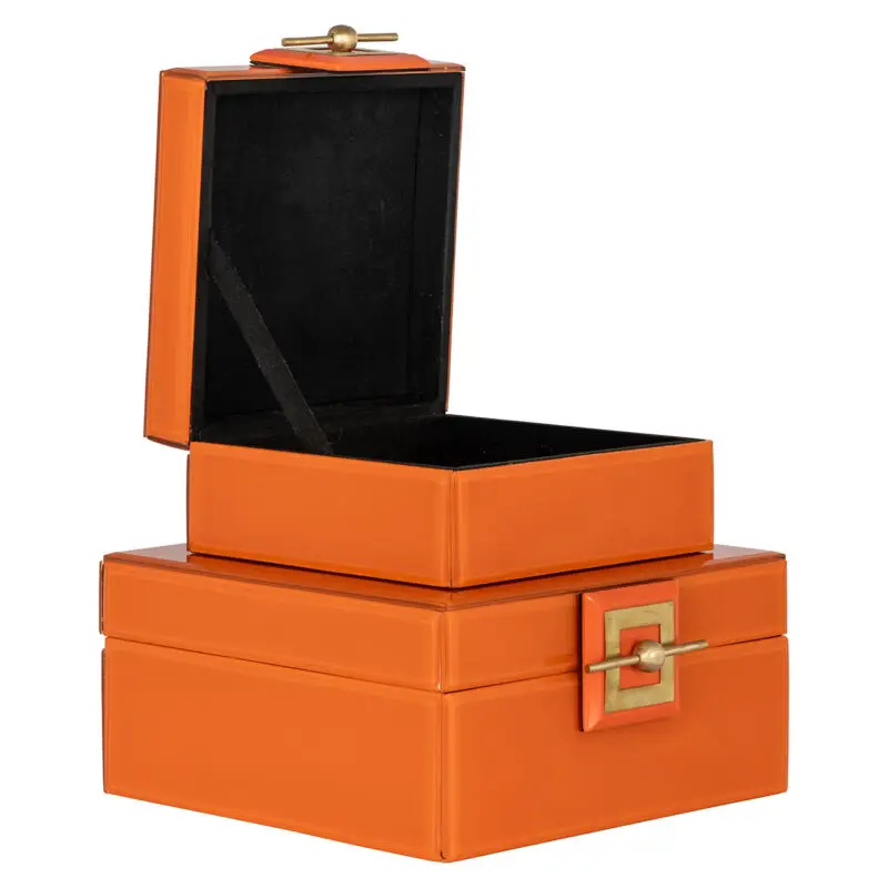 - Juwelen box Bodine oranje groot