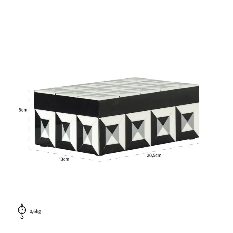 - Juwelenbox Licia (Black/white)