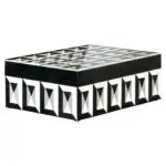 - Juwelenbox Licia groot (Black/white)