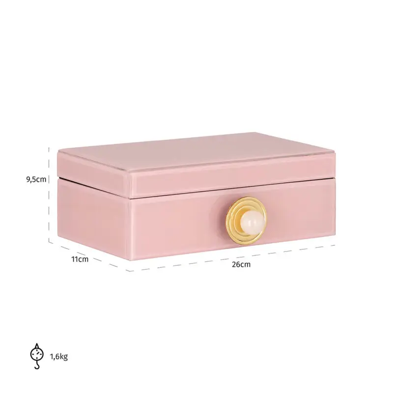 - Opbergbox Jamila groot (Pink)