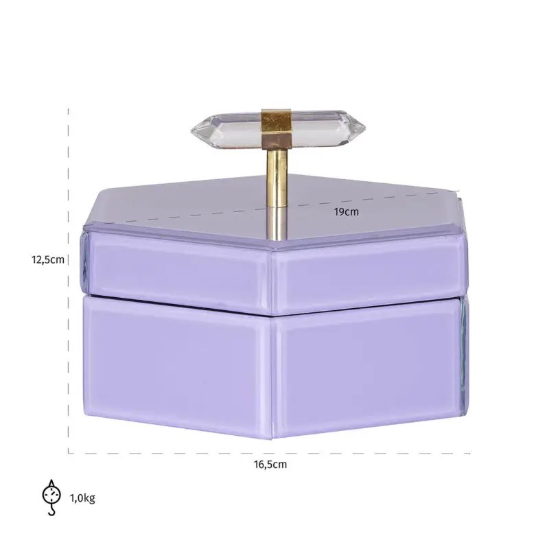 - Opbergbox Jutta klein (Purple)