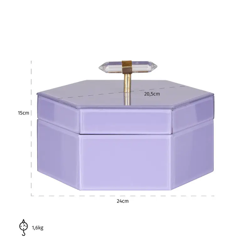 - Opbergbox Jutta groot (Purple)