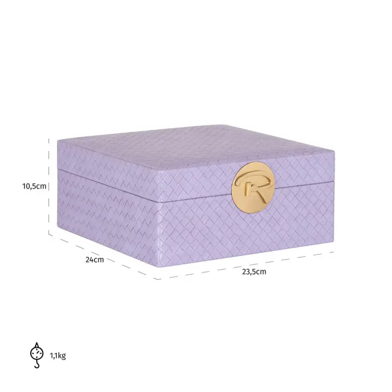 - Sieradendoos Joelle groot (Purple)