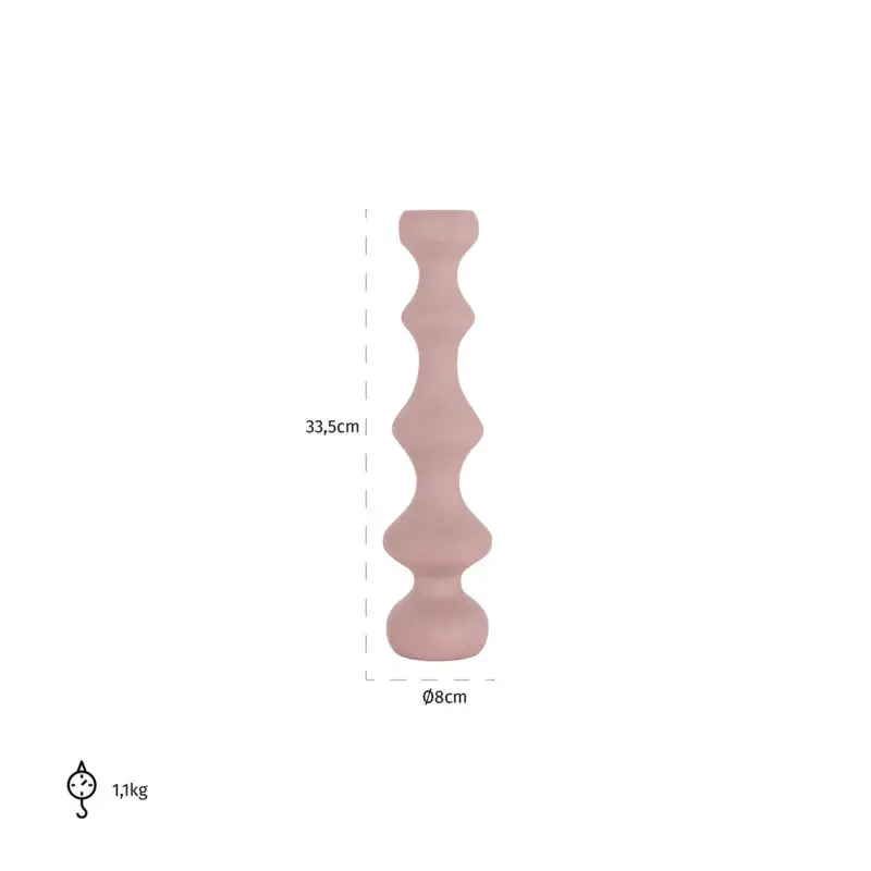 - Kandelaar Bijou groot (Pink)