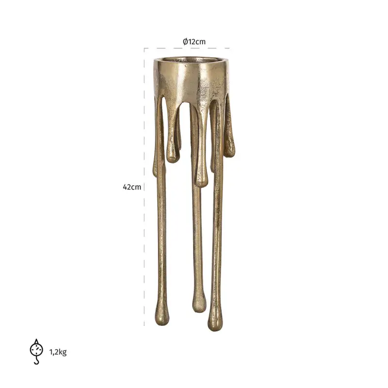 - Kandelaar Lorin groot (Brushed Gold)