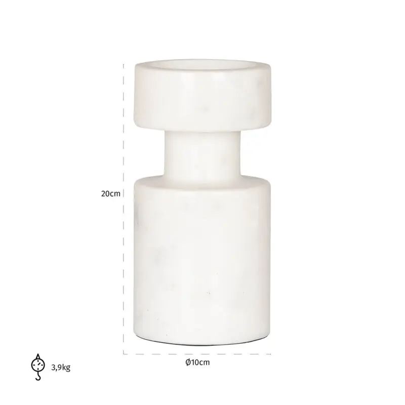 - Kandelaar Melle klein (White)