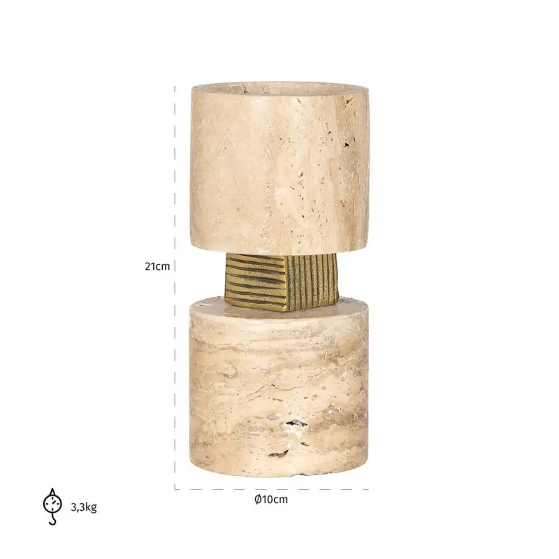 - Kandelaar Boaz klein (Beige)