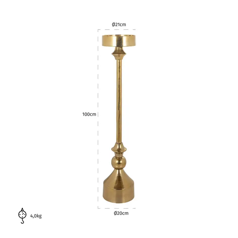 - Kandelaar Presley big (Gold)