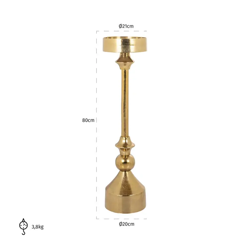 - Kandelaar Presley small (Gold)