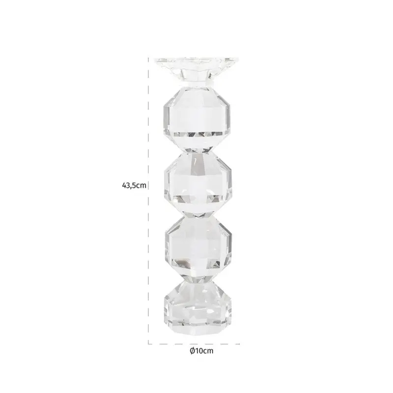 - Kandelaar Safia groot (Clear transparent)