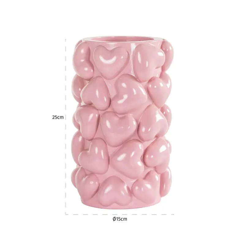 - Kandelaar Emel hearts klein (Pink)
