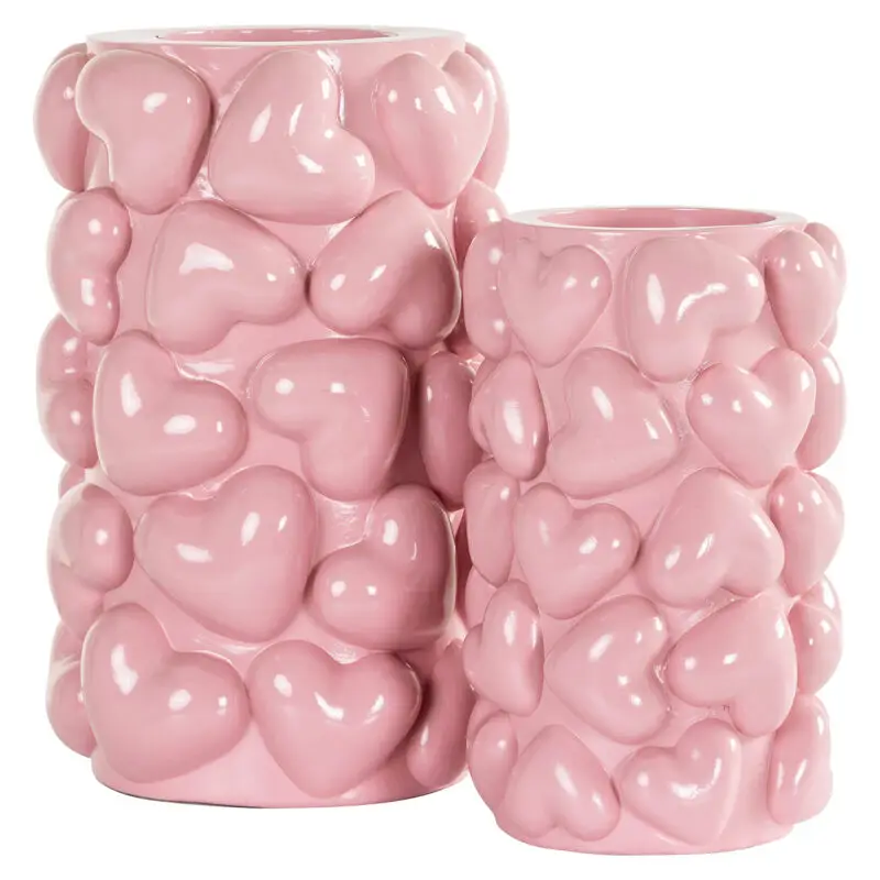 - Kandelaar Emel hearts klein (Pink)