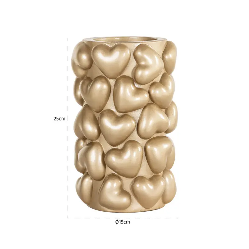 - Kandelaar Anne hearts klein (Gold)