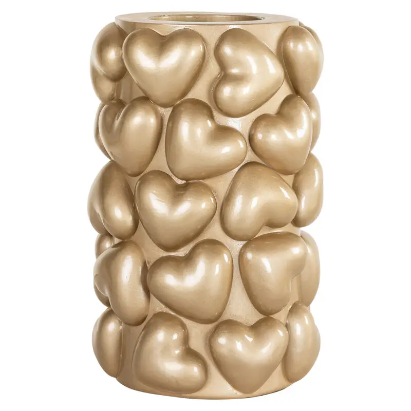 - Kandelaar Anne harten groot (Gold)