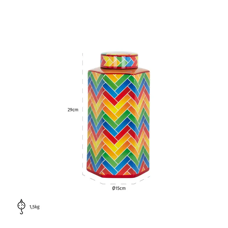 - Pot Denvey groot (Multi / mix colors)