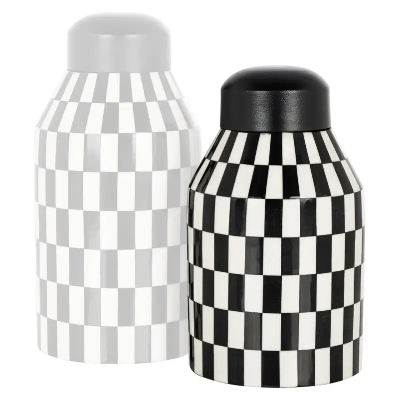 - Pot Malou klein (Black/white)