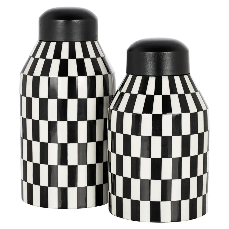 - Pot Malou groot (Black/white)