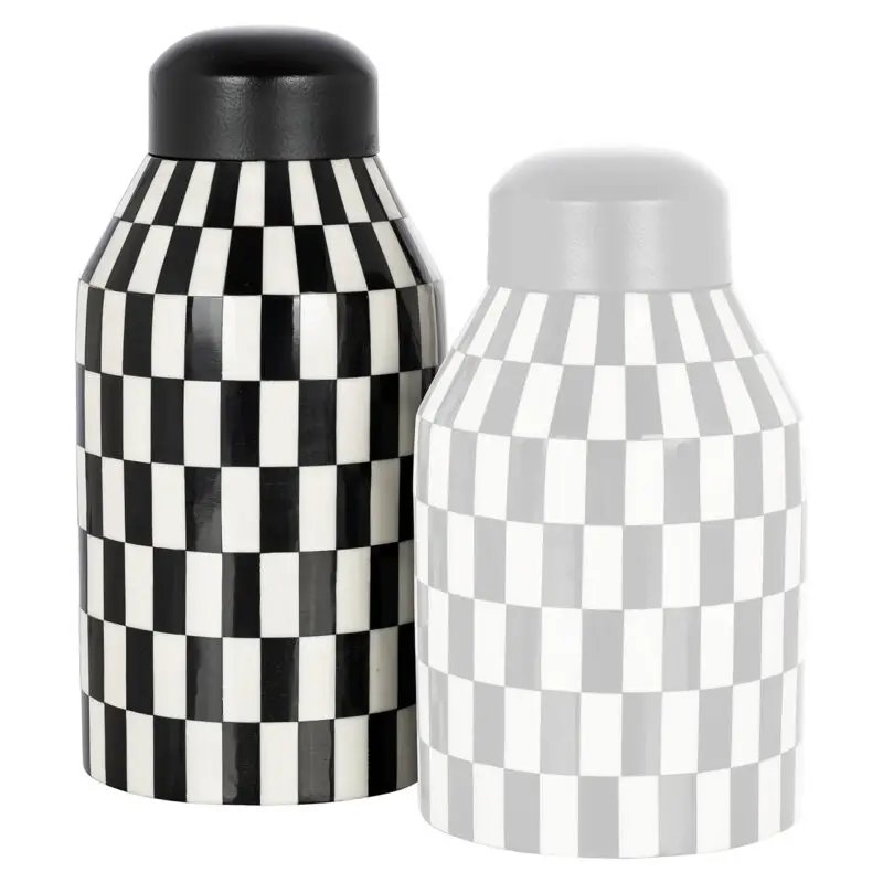 - Pot Malou groot (Black/white)