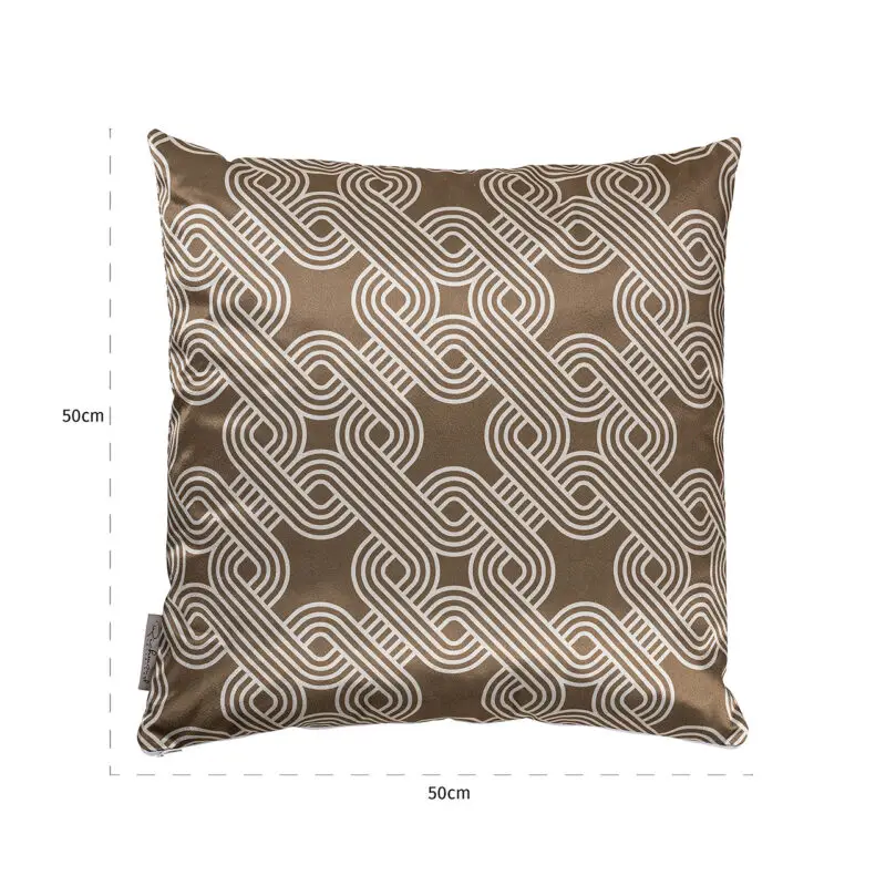 - Kussen Marsha 50x50 (Monaco 23050 Chained Quadrant 75 - 8006 Sand)